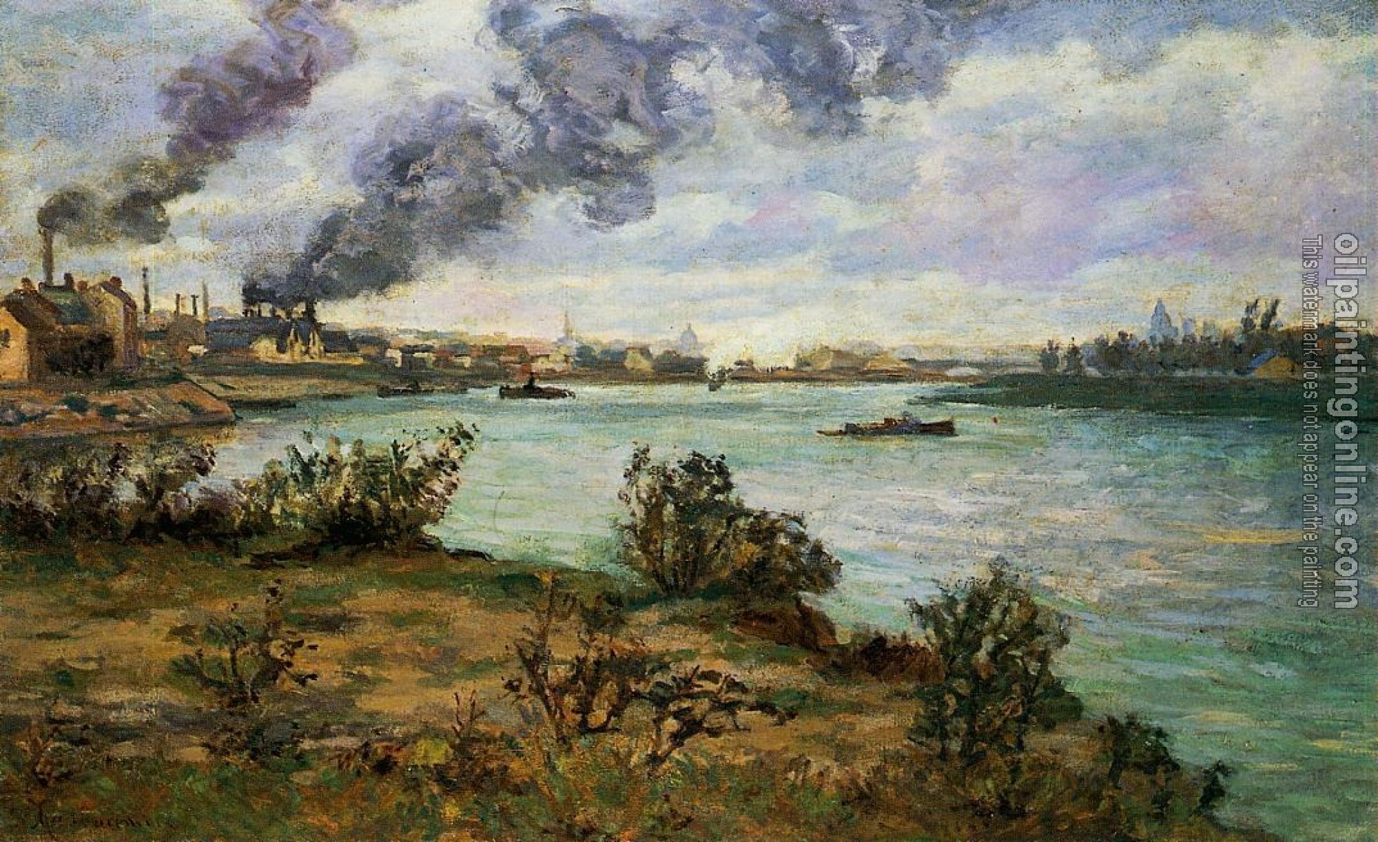 Guillaumin, Armand - The Confluence of the Seine and Marne at Ivry